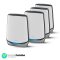 NETGEAR Orbi Whole Home Tri-Band Wi-Fi 6 Mesh System (RBK854), Wi-Fi 6 Router with 3 Satellite Extenders, Coverage up to 10,00 sq. ft. and 60 Plus Devices,11AX Mesh AX6000 Wi-Fi, Upto 6 Gbps