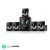 TRONICA FD-101 35W Home Theater/ 5.1 Channel Bluetooth Home Theater System with Remote/FM/USB/AUX/LED/TV Support/Hi-Bass Woofer System/Home Theater for Music Party