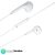 UBON UB-904 OG Series 1.0 Champ Wired Earphones with 3.5mm Audio Jack | Inline Control Buttons & Mic Audio Calling (White)