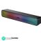 Portronics Pure Sound Pro 6 16W Bluetooth Stereo Soundbar with Multicolour LED Lights, in-Built FM Radio, Built in Mic, Aux in 3.5mm, Micro SD Slot(Black)