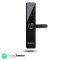 Valencia – Ajax Smart Door Lock with Fingerprint, RFID, PIN Access & Manual Key Access, Black(Free Installation), Glass Finish