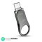 Silicon Power 128GB Type C & Type A Dual USB 3.0/3.2 Gen 1 Dual Flash Drive, Mobile C80