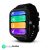 Zebronics ZEB-FIT8220CH Smart Watch with 4.3cm Large Square Touch Display, IP68 Waterproof, Heart Rate, BP, SpO2 Monitor,12 Sports Mode, Caller ID, All Notifications and Custom Watch face (Black)