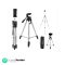 Photron Stedy 600M Tripod with Mobile Holder for Smart Phone, Camera, Mobile Phone | Extends to 1345mm (4.4 Feet) | Folds to 515mm(1.6 Feet) | Weight Load Capacity: 3kg | Case Included, Silver