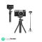 ULANZI MT-34 Extendable Pole Tripod, Selfie Stick with 2 in 1 Phone Clamp, Handle Grip 1/4″ Universal Screw, Compatible iPhone 11 Pro Max XS Max X 8 7 Samsung Canon Nikon Sony Cameras, Black