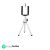 HIFFIN® Mini Table TOP Aluminium Telescopic Tripod for Camera, GO PRO,Mobile Phone (Silver)