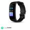 GOQii Vital 3.0 Body Temperature Fitness tracker Smartwatch  (Black Strap, Regular)