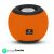 ZEBRONICS Zeb-Bellow 40 Wireless Bluetooth v5.0 Fabric Finish 8W Portable Speaker Supporting 6Hrs Backup, 55mm Driver, Powerful Bass, USB, mSD, AUX Input, Built-in FM, TWS & Call Function (Orange)