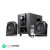 Intex Boom 1666 TUFB 2.1 Channel 35W Sound Output Bluetooth Speaker with Multiple Input, Output, Recording Feature, Inbuilt Digital FM Playability (Black)