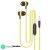 UBON Earphones with Mic, Sports Series UB-113, in Ear Wired Headphone for Extra Bass & HD Sound, 10mm Dynamic Driver, 3.5 mm Audio Jack Compatible with Mobile Phones, Tablets & Laptops (Yellow)