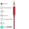 ZEBRONICS Zeb Buds 20 in Ear 3.5mm Wired Stereo Earphones with Mic, 1.2 Metre Cable, 14mm Drivers, in Line Mic & Volume Controller (Red)