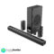 ZEBRONICS Juke BAR 7400 PRO 5.1 Channel soundbar with 6.5″ subwoofer, 180W RMS, Dual Rear Satellites, HDMI (ARC), Optical in, AUX, BT v5.0, USB in, Remote Control,LED Display and Wall Mount(Black)