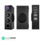 TRONICA Twin Tower 80W Bluetooth Party Speaker/Home Theater System with Remote & Wired Microphone, Mini SD Card Support, USB, Auxilary, Digital Display, Volume Control, Bass Control, Mic