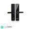 Valencia – Ajax Smart Door Lock with Fingerprint, RFID, PIN Access & Manual Key Access, Black(Free Installation), Glass Finish