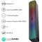 Portronics Pure Sound Pro 6 16W Bluetooth Stereo Soundbar with Multicolour LED Lights, in-Built FM Radio, Built in Mic, Aux in 3.5mm, Micro SD Slot(Black)