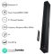 Portronics Sound Slick IV 120W Bluetooth Wireless Soundbar with Inbuilt Woofer, LED Display, 3.5mm Aux in, USB Pen Drive Input, Optical Input Port(Black)