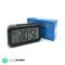 OVEERA Digital Smart Backlight Battery Operated Alarm Table Clock with Automatic Sensor Date & Temperature (Black,Plastic)