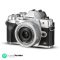 Olympus OMD-EM-10-Mark-IV Mirrorless Digital Camera with Lens 14-42mm f3.5-5.6-EZ Silver