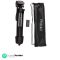 Photron STEDY PRO 550 Tripod with Mobile Holder for Smart Phone, DSLR, Mobile Phone | Maximum Operating Height: 1365mm | Weight Load Capacity: 2.5kg | Folded Height: 425mm, Case Included, Black