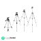 Photron Stedy 600M Tripod with Mobile Holder for Smart Phone, Camera, Mobile Phone | Extends to 1345mm (4.4 Feet) | Folds to 515mm(1.6 Feet) | Weight Load Capacity: 3kg | Case Included, Silver