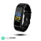 PunnkFunnk D115 Smart Band, Activity Tracker Fitness Band, Sleep Monitor, Step Tracking, Heart Rate Sensor, Kids Smart Watch for Men, Women, Black