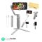 zhi yun Smooth Q4 3-Axis Gimbal Stabilizer for Smartphone (with 2 Years ZHIYUN India Official_Warranty) Built-in Extension Rod, Portable and Foldable, Vlogging Stabilizer, YouTube TikTok Video, White