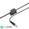 UBON Earphones UB 770 Universal in Ear Earphone with mic Wired with Hi-Resolution Audio Deep Bass Headphones Ergonomic Sweatproof Earbuds for All Smartphones Dynamic 10mm Driver, (Black)