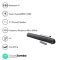 Portronics Sound Slick 6 60W Bluetooth Wireless Soundbar with Multiple Audio Modes, 3.5mm Aux-in, in-Built Power Cable, Optical Input Port, Remote Control(Black)