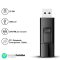 Silicon Power 32GB USB 2.0 Flash Drive Thumb Drives Bulk Jump Drive Zip Drive Memory stick with LED U05 USB 2.0 capless design Black (SU032GBUF2U05V1KAM)