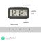 OVEERA Digital Smart Back Light Alarm Clock with Automatic Sensor Date,Temperature |Digital Alarm Clock for Bedroom |Alarm Clocks for Heavy Sleepers (Plastic,Black)