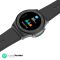 Pebble Revo Smartwatch, 1.3″(3.3cm) HD Touchscreen, Bluetooth Calling, Smart Watch with Rolling UI & Dual Button Technology, Spo2, Heart Rate & Temperature Monitoring (Black), (PFB13 Charcoal Black)