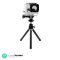 Photron Stedy 150 Mini Tripod with Smartphone Holder for GoPro | Digital Camera| Travelling | Maximum Operating Height: 165mm | Weight Load Capacity: 1kg, Case Included (Black)