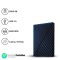 WD Drive for Chromebook 2TB, Portable Hard Drive with SuperSpeed USB-A Cable