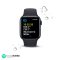 Apple Watch SE (2nd Gen) [GPS 44 mm] Smart Watch w/Midnight Aluminium Case & Midnight Sport Band. Fitness & Sleep Tracker, Crash Detection, Heart Rate Monitor, Retina Display, Water Resistant