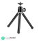 Photron Stedy 150 Mini Tripod with Smartphone Holder for GoPro | Digital Camera| Travelling | Maximum Operating Height: 165mm | Weight Load Capacity: 1kg, Case Included (Black)