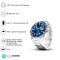 Fire-Boltt Quantum Luxury Stainless Steel Design 1.28″ Bluetooth Calling Smartwatch with High Resolution of 240 * 240 Px & TWS Connection, SpO2 Tracking with 100 Sports Modes (Blue)